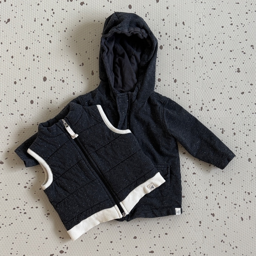 👶🏽 BURT’S BEES BABY - JACKET & VEST SET